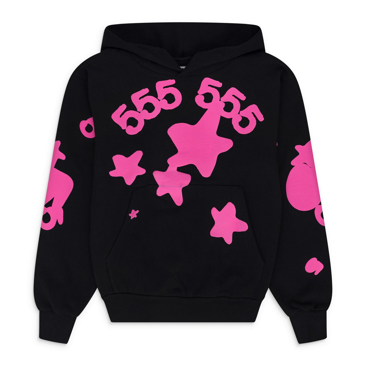 Black/Pink Beluga Angel Number Hoodie