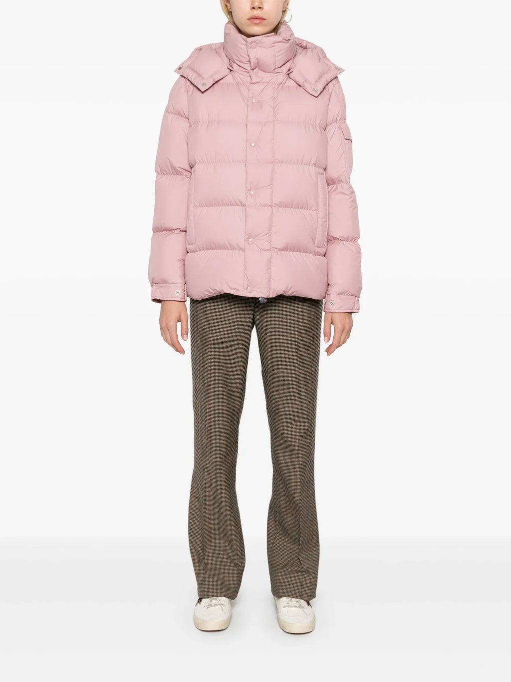 Moncler Maya 70 Short Down Jacket in Pink