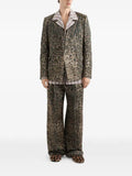Dolce & Gabbana leopard-print double-breasted jacket