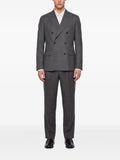 Another Aspect double-breasted peak-lapel jacket