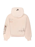 PROTOCOL INDEX graphic-print washed hoodie