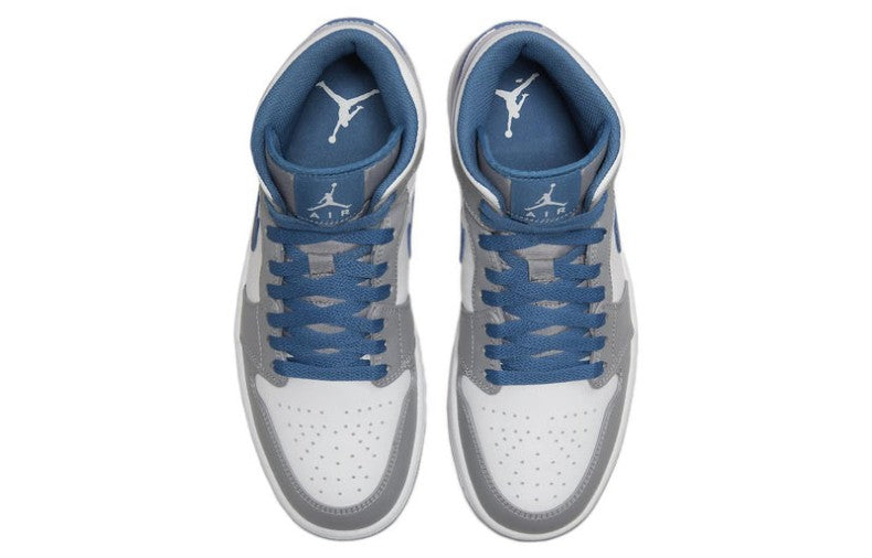 Air Jordan 1 Mid 'Cement Grey True Blue' DQ8426-014
